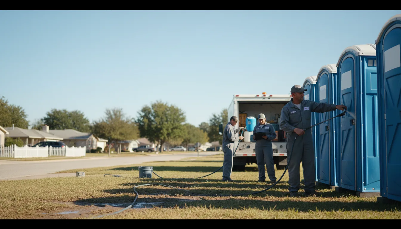 Long-Term Portable Toilet Rental in Hartford, IL near me